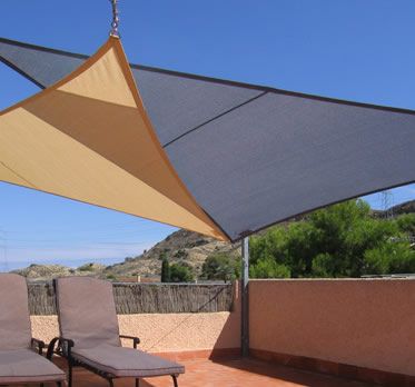 voile d'ombrage sur terrasse